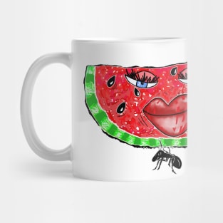 Juicy Watermelon Face Mug